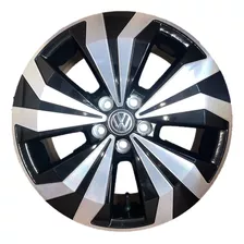 Par Roda Diamantada Volkswagen T-cross Sense Aro 16 Cor Preto