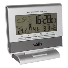 Wallis - Con Reloj, Calendario Y Alarma, 12.7x20x2.5 Cm, Pla
