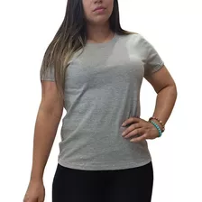 Blusa Hering Feminina Básica Cinza Manga Curta 0241m2h07s