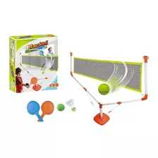 Super Set Infantil Raquetas, Malla Y 2 Pelotas