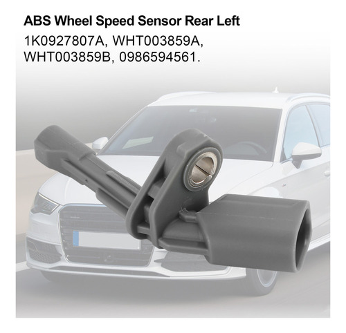 Sensor De Abs Trasero Izquierdo Para Audi Q3 Vw Golf Passat Foto 9
