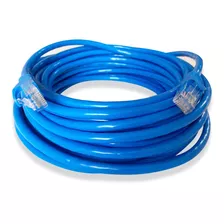 Patch Cord Cat6 10m Azul Original De Fabrica Cobre 100%