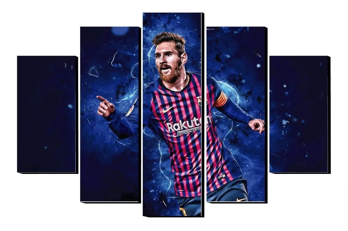 Cuadro Decorativo Messi Barcelona