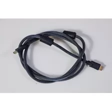 Cable Hdmi A Hdmi Mallado Con Filtro 1.8m Negro Full Hd