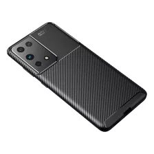 Funda Reforzado Fibra De Carbono P/ Samsung Galaxy S21 Ultra