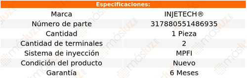 1- Inyector Combustible Tahoe 8 Cil 5.3l 2002/2006 Injetech Foto 3