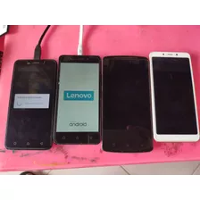 Lote 4 Celular K6 A7010 Vibe Redmi 6 Defeito Leia Abaixo Ok