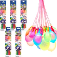 Kit Com 222 Balões D´água Guerrinha De Bexigas Water Balloon Cor Colorido Liso