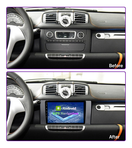 Autoestreo 2+32g Carplay Para Mercedes-benz Smart 2011-2015 Foto 3