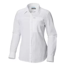 Camisa Columbia Silver Ridge 2.0 Mangas Largas Mujer (white)