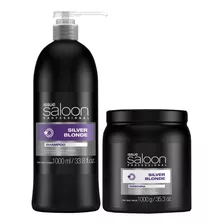 Kit Shampoo Matizador Silver Blonde + Mascara 1000 Gr Issue