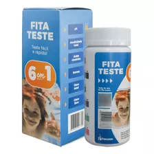 Fita Teste Para Piscina 6 Em 1 Com 50 Unidades Panozon