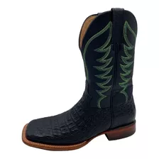 Bota Texana Country Jacaré Costa Preto Jácomo 2882