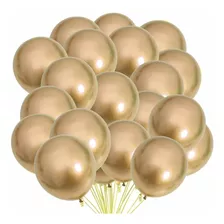 Balão Bexiga Metálico Cromado Várias Cores - N°9 C/ 25 Unid