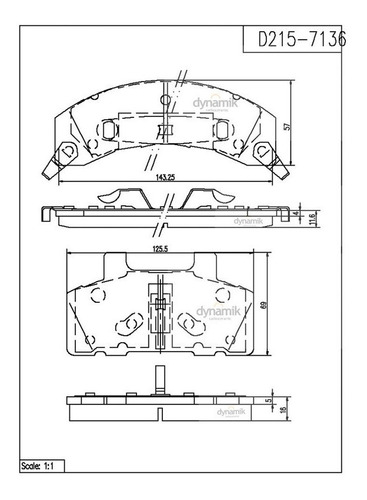 Balatas Semimetalicas Del Cutlass Ciera V6 3.1l 83/96 Foto 2