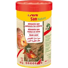 Sera San Nature 60gr Comida Hojuelas Peces Acuario Pecera