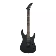 Guitarra Elétrica Jackson Js Series Js12 Dinky De Choupo Gloss Black Brilhante Com Diapasão De Amaranto