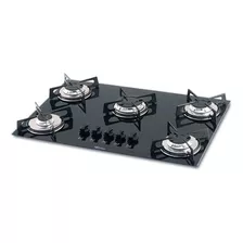 Cooktop Fischer Fit Line 5 Bocas Fácil De Limpar 6985 Bvolt