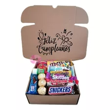 Caja Sorpresa Feliz Cumpleaños De Chocolates 