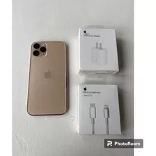 iPhone 11 Pro De 64 Gb Gold Bateria 100 % Cargador Y Cable