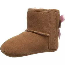 Ugg Bebé Niñas Jesse Bow Ii Boot, Chestnut, 2-3 Infant Us