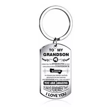 Llaveros Para Niño - Novlove Inspirational Keychain Dog Tag 