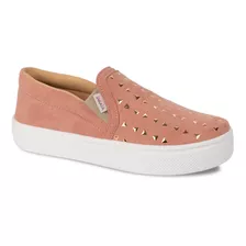 Tênis Feminino Casual Slip On Calce Fácil Leve A1.25 Full