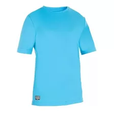 Camiseta Protección Solar Anti-uv Niño Azul Turq. Olaian