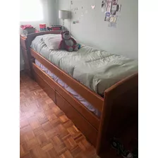 Cama Marinera De Madera Con Cajones