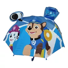 Paragua Infantil De 3d Tridimensional De Perritos Paw Patrol