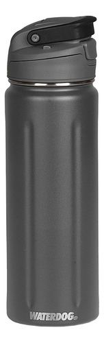 Botella Térmica Waterdog Buho 600ml Frio Calor Hermetica Color Dark Graphite