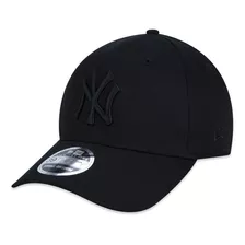 Boné New Era Mlb New York Yankees Black Aba Curva Original