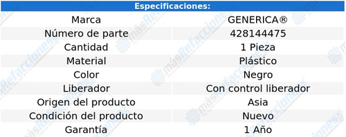 Manija Tapa Caja Nissan Frontier 1998 - 2004 C / Control Xry Foto 2