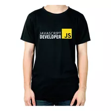 Remera Programador Javascript Developer Tech 351 Dtg Minos