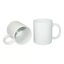 Taza Mug Blanca Cerámica 310ml Apto Sublimación 2 Unidades