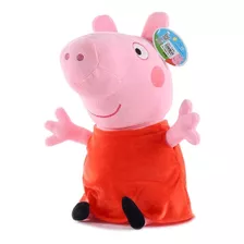 Peppa Pig Brinquedo De Pelúcia Vestido Vermelho Sunny 2344