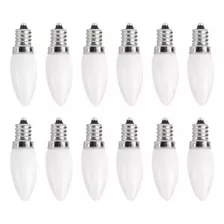 10 Velas Decorativas Com Lâmpada De Led E12 A