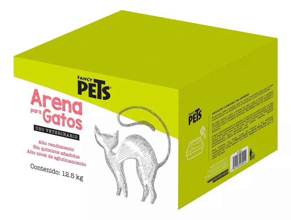 Arena Para Gato Especial Para Arenero Caja 12.5 Kg Fancy Pet