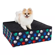 Cama Box Pet+ Lençol Impermeável Para Cachorros E Gatos Luxo