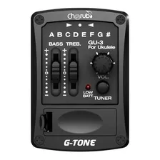 Cherub Gu3 - Eq Y Afinador Activo Para Ukelele 2 Bandas