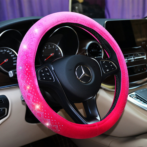 Funda Para Volante De Coche Volante Con Strass Surcoreano Pl Foto 2