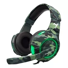 Auriculares Gamer Kolke Trooper Kga-487 Led Ps4 Xbox Color Verde