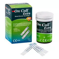 Tiras Cintas Para Glucometro On Call Extra 100 Ud Topmedic