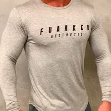 Remera Manga Larga Hombre Winter Fuark Co Gym Fit Modal