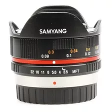 Objetiva Samyang 7.5mm F3.5 Umc Fisheye (mft)