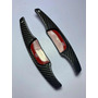 Shift Paddles Fibra De Carbono (paletas) Mazda 3 Cx5 Negro