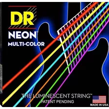 Set De 2 Encordados Dr Nmce-2/9 Neon Guitarra Electrica