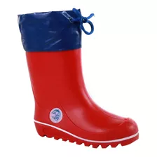 Botas De Lluvia Niños Con Cuello Talle 23-32 Damalu (501) 