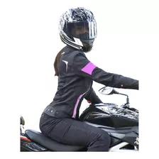 Chamarra Para Moto Mujer Antiagua Certificado Ce Termica 