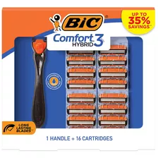 Comfort 3 - Maquinillas De Afeitar Híbridas Desechables Para